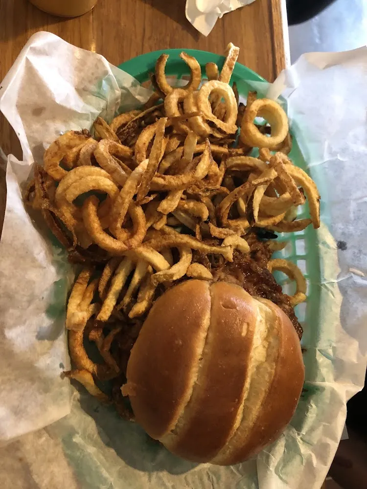 Buffalo Chicken and Curly Fries